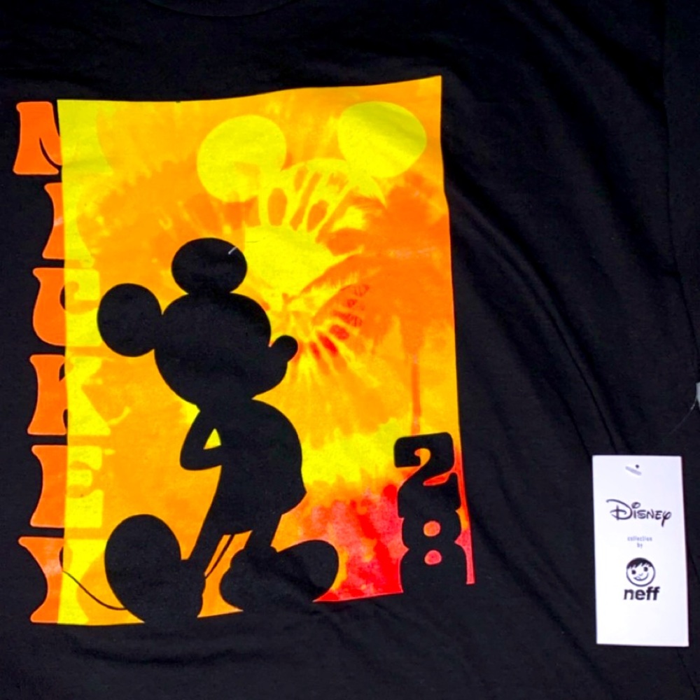 Disney x neff micky mouse collab tshirts